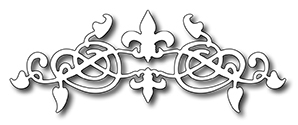 a graphic fleur-de-lis pattern separater