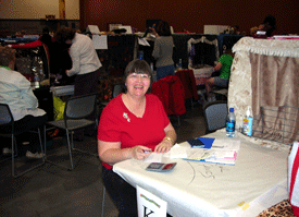 Club Treasurer Linda Jones